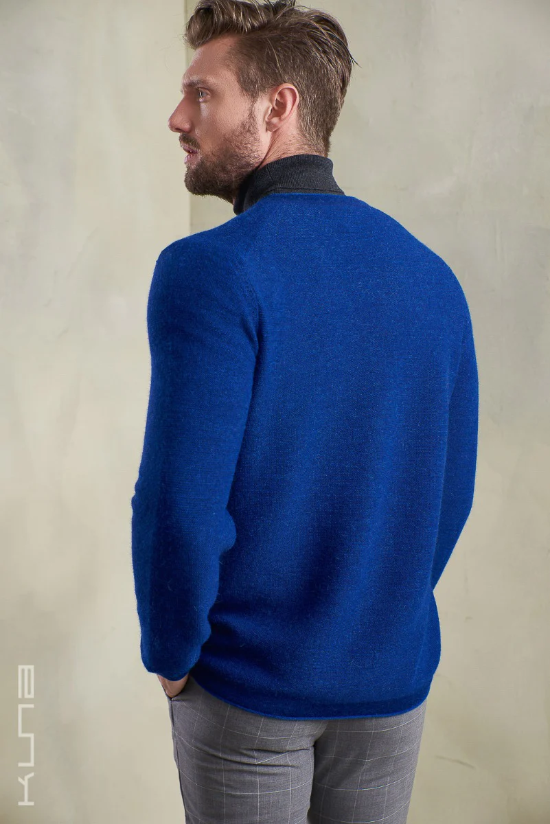 True V-Neck Baby Alpaca Sweater - Image 2