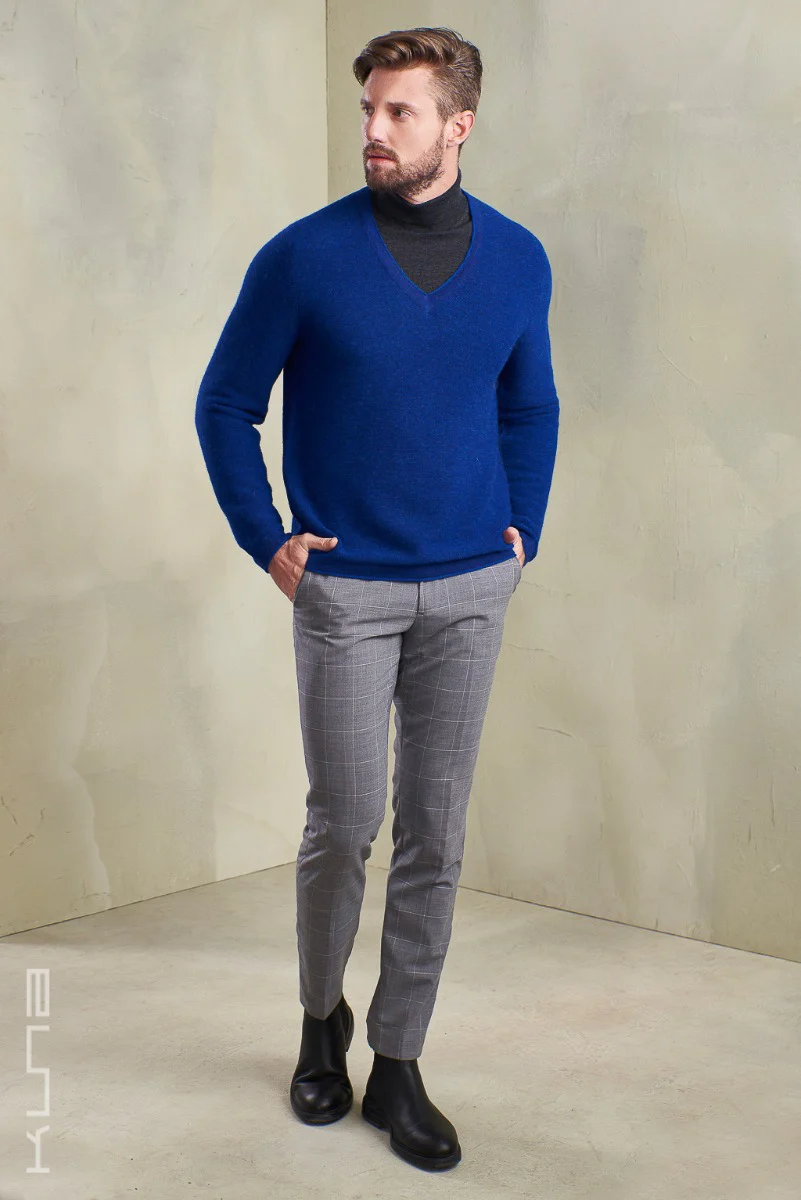 True V-Neck Baby Alpaca Sweater - Image 3