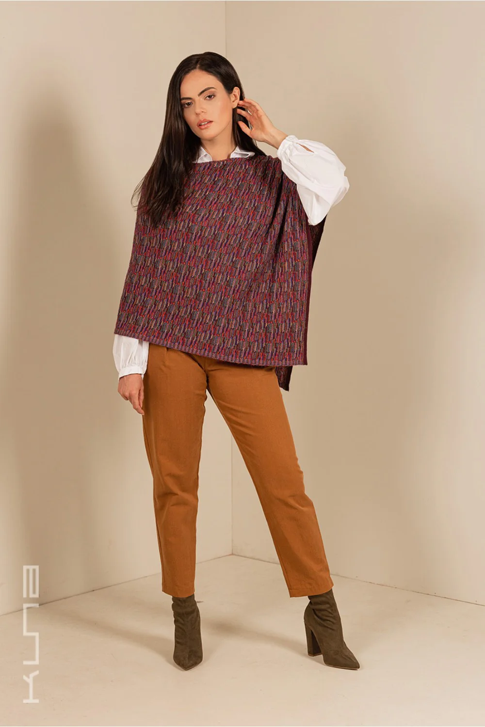 Ucrania Baby Alpaca Poncho - Image 3