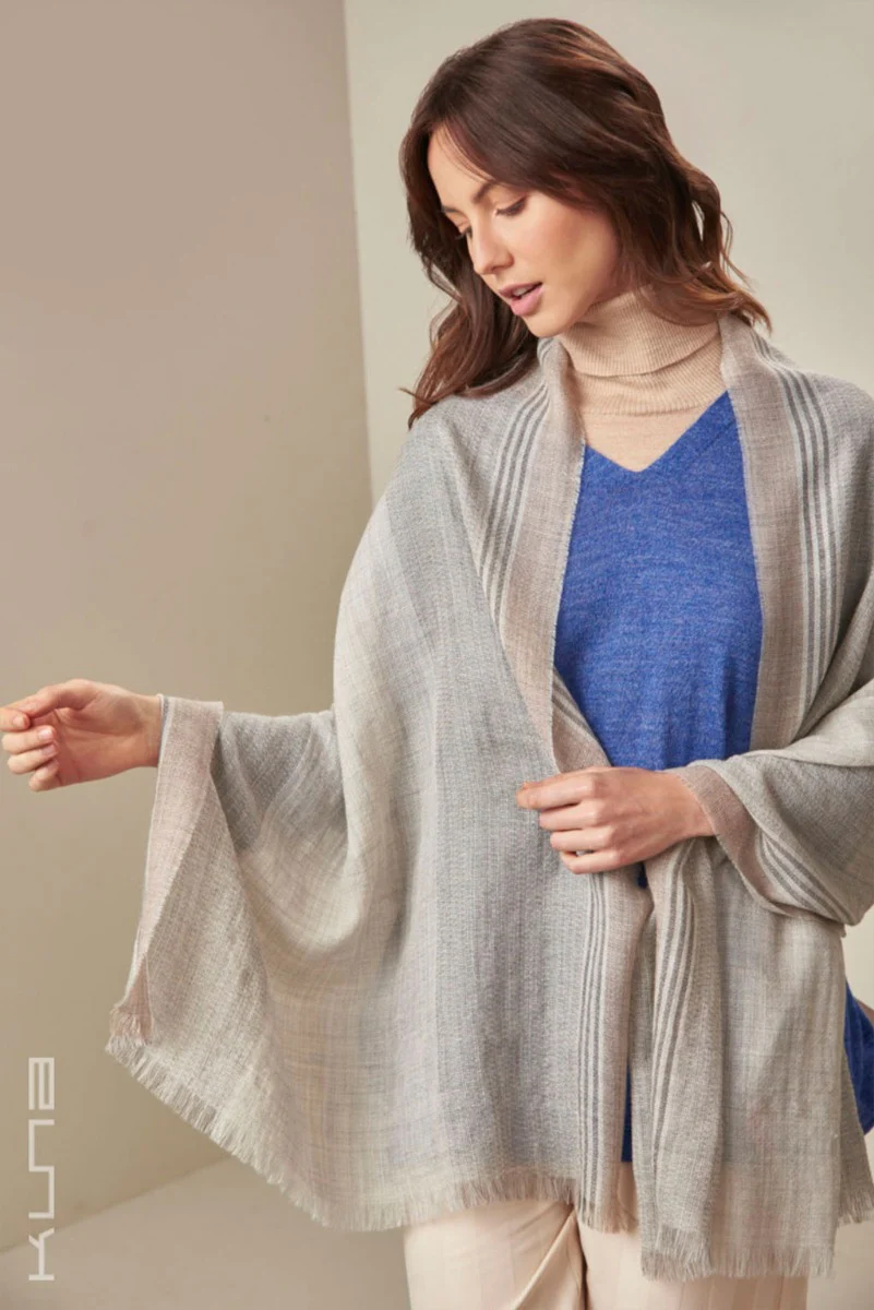 Uju Baby Alpaca Shawl - Image 2