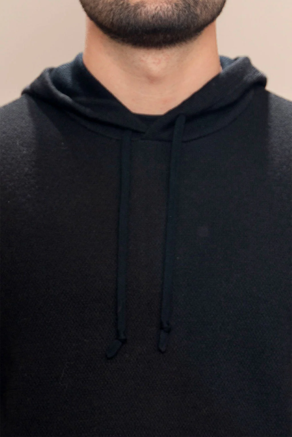 Men's Slim-Fit Baby Alpaca & Cotton Hoodie - Image 4