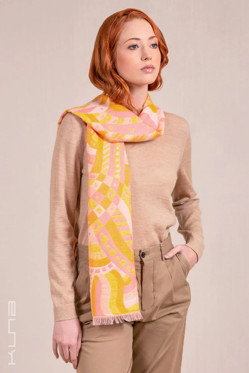 Vaccarella Baby Alpaca & Silk Scarf
