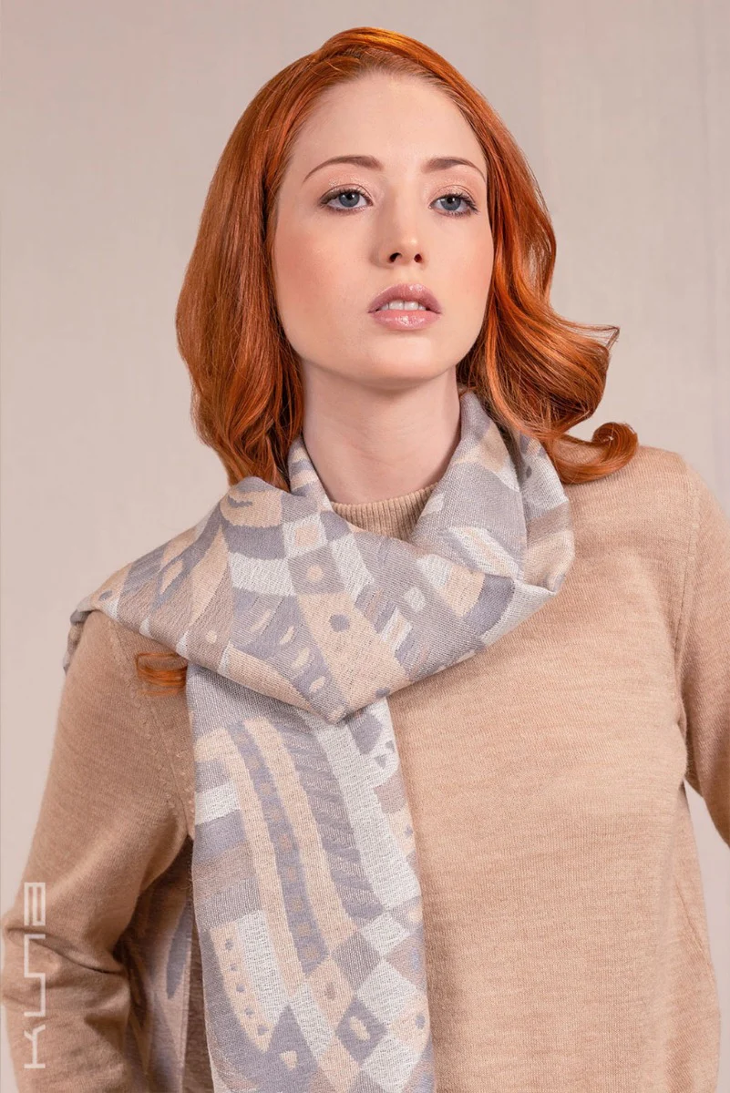 Vaccarella Baby Alpaca & Silk Scarf - Image 10