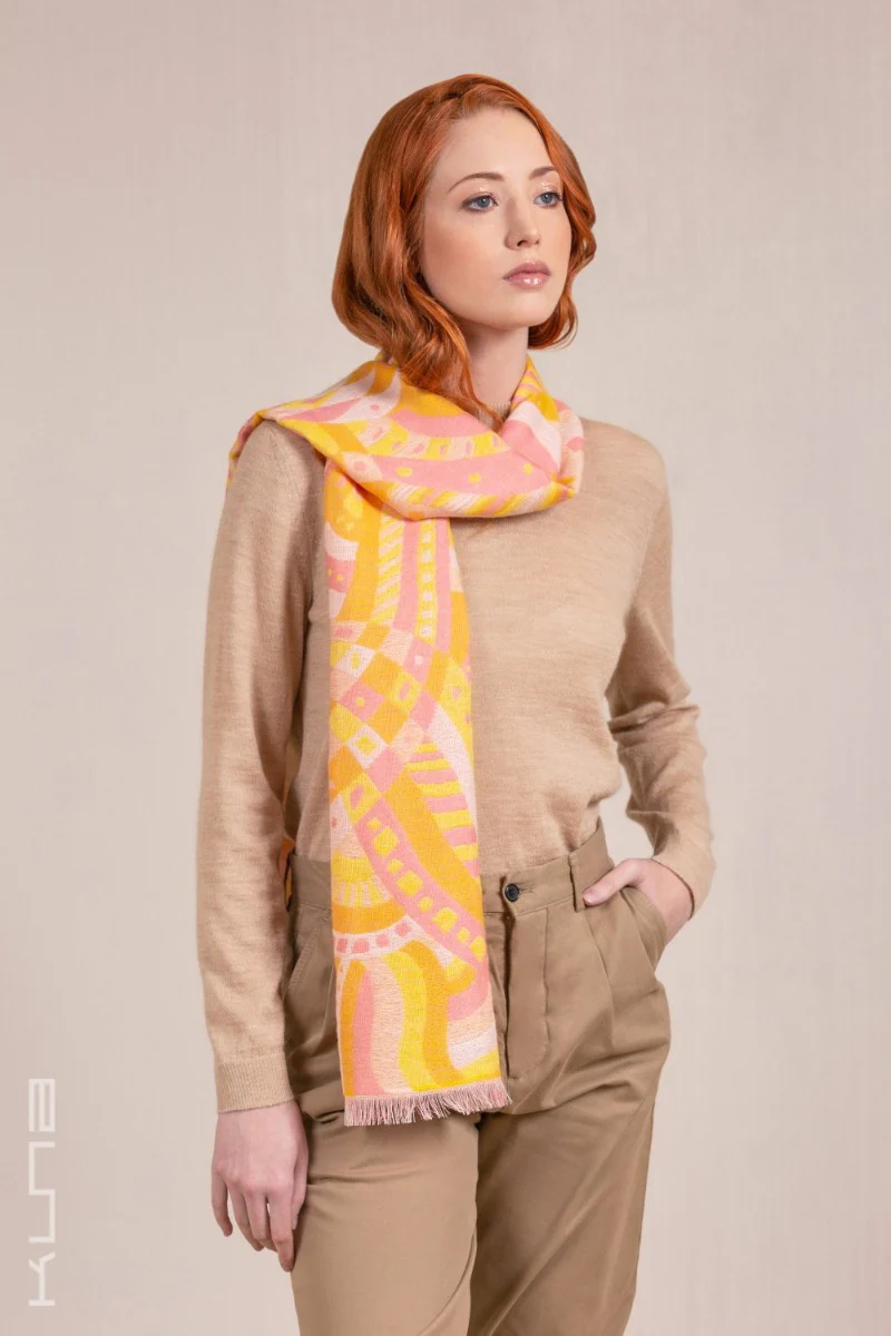 Vaccarella Baby Alpaca & Silk Scarf - Image 13