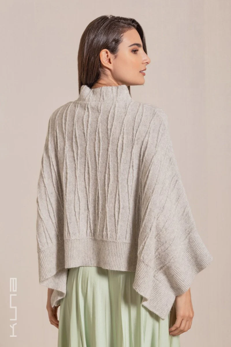 Valery Baby Alpaca Poncho - Image 6
