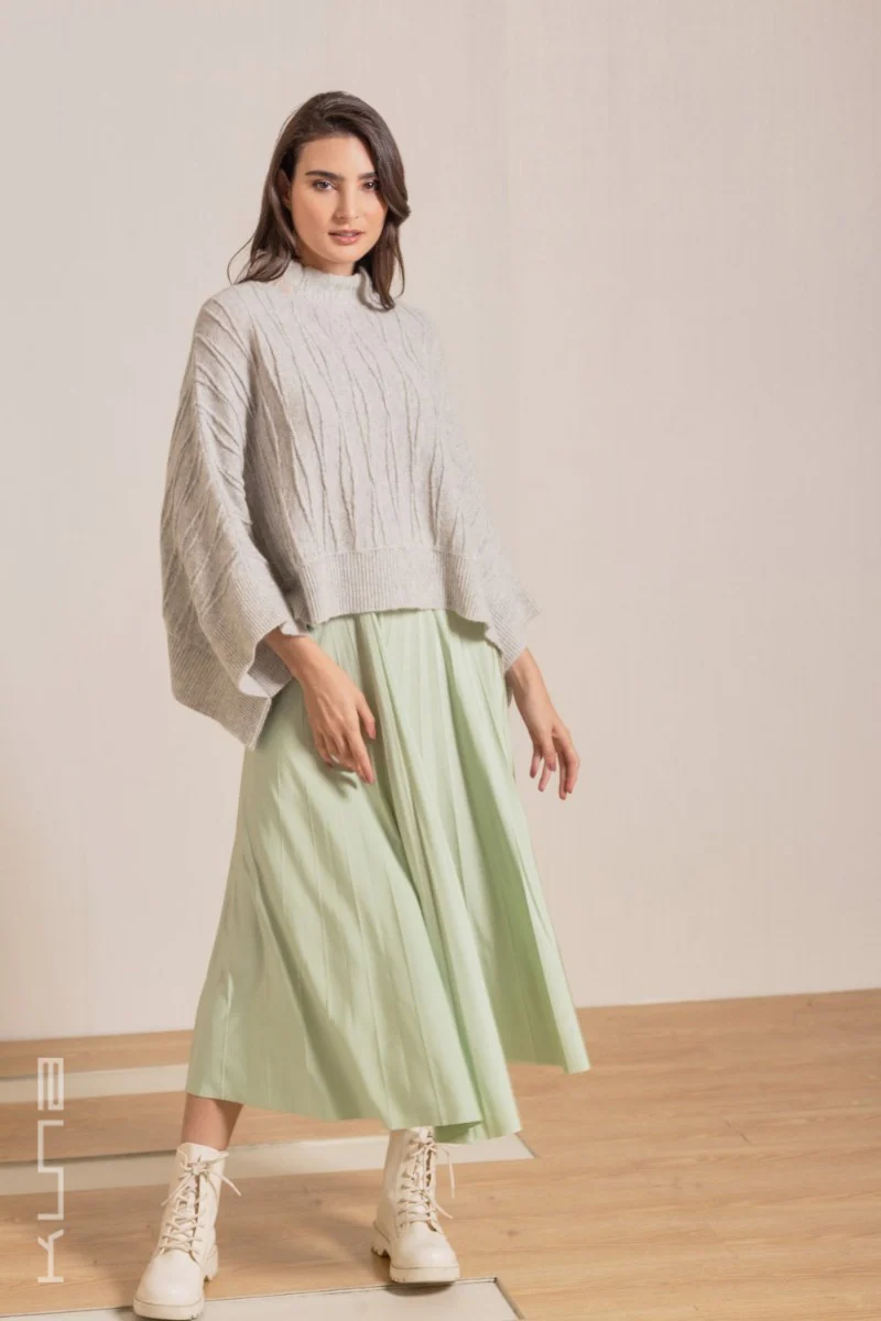 Valery Baby Alpaca Poncho - Image 7