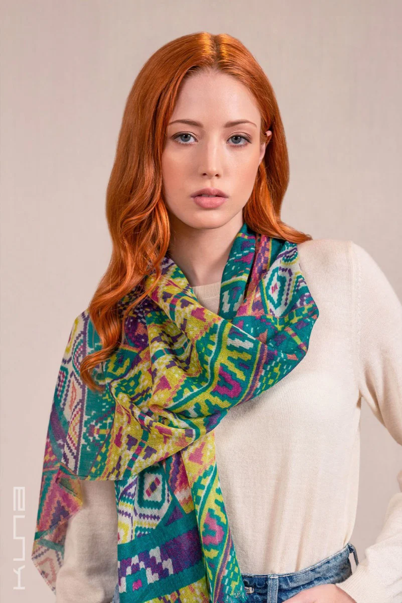 Vetro Baby Alpaca Shawl - Image 2