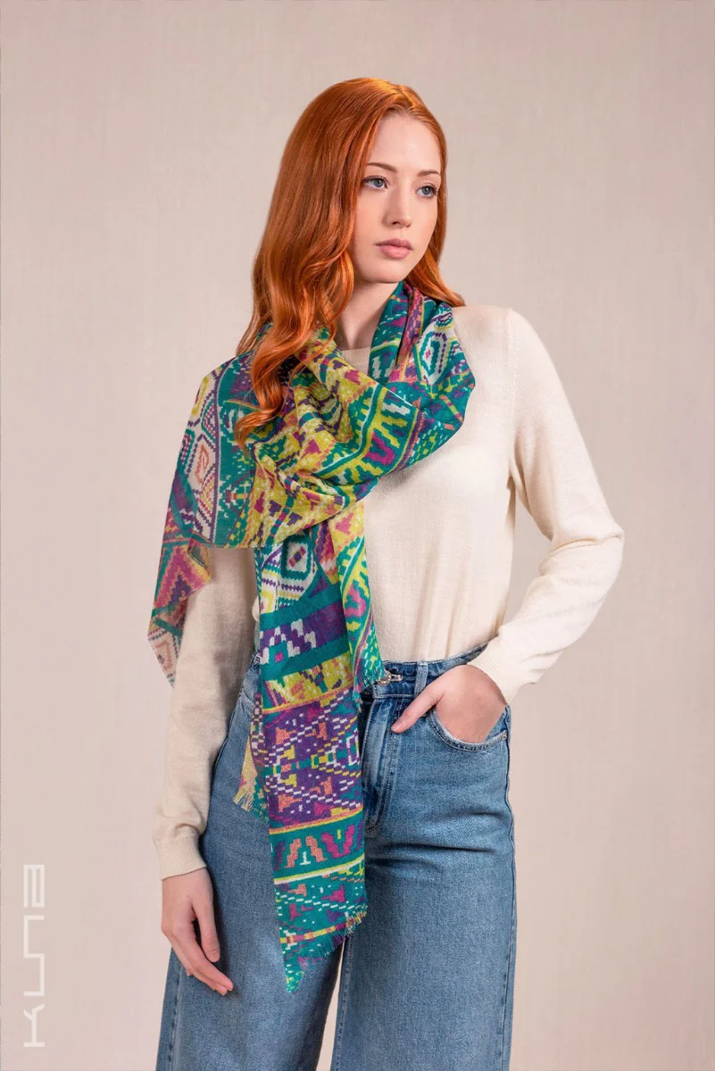 Vetro Baby Alpaca Shawl - Image 5