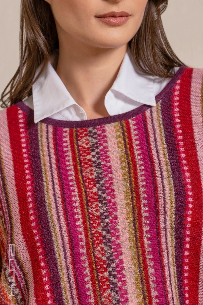 Vilca Baby Alpaca Poncho - Image 12