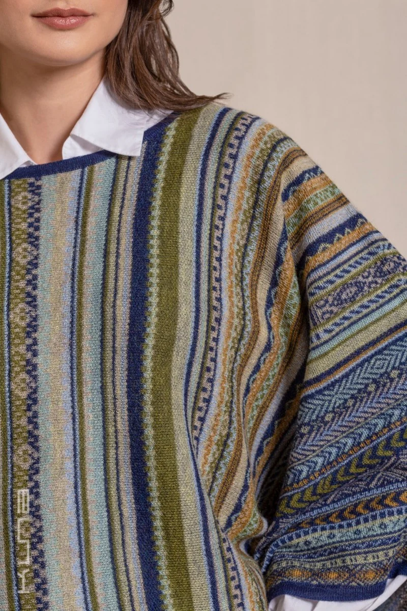 Vilca Baby Alpaca Poncho - Image 4