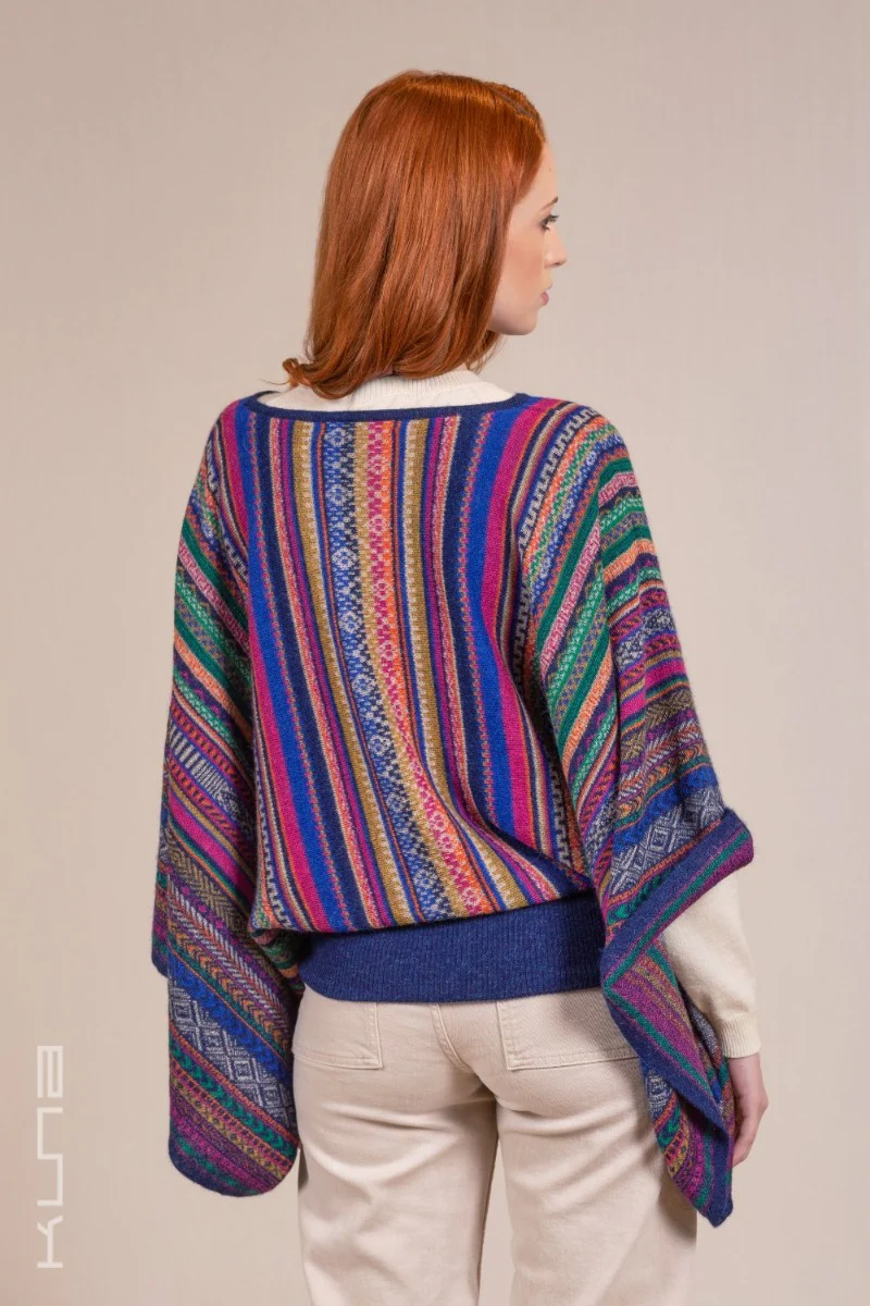 Vilca Baby Alpaca Poncho - Image 7