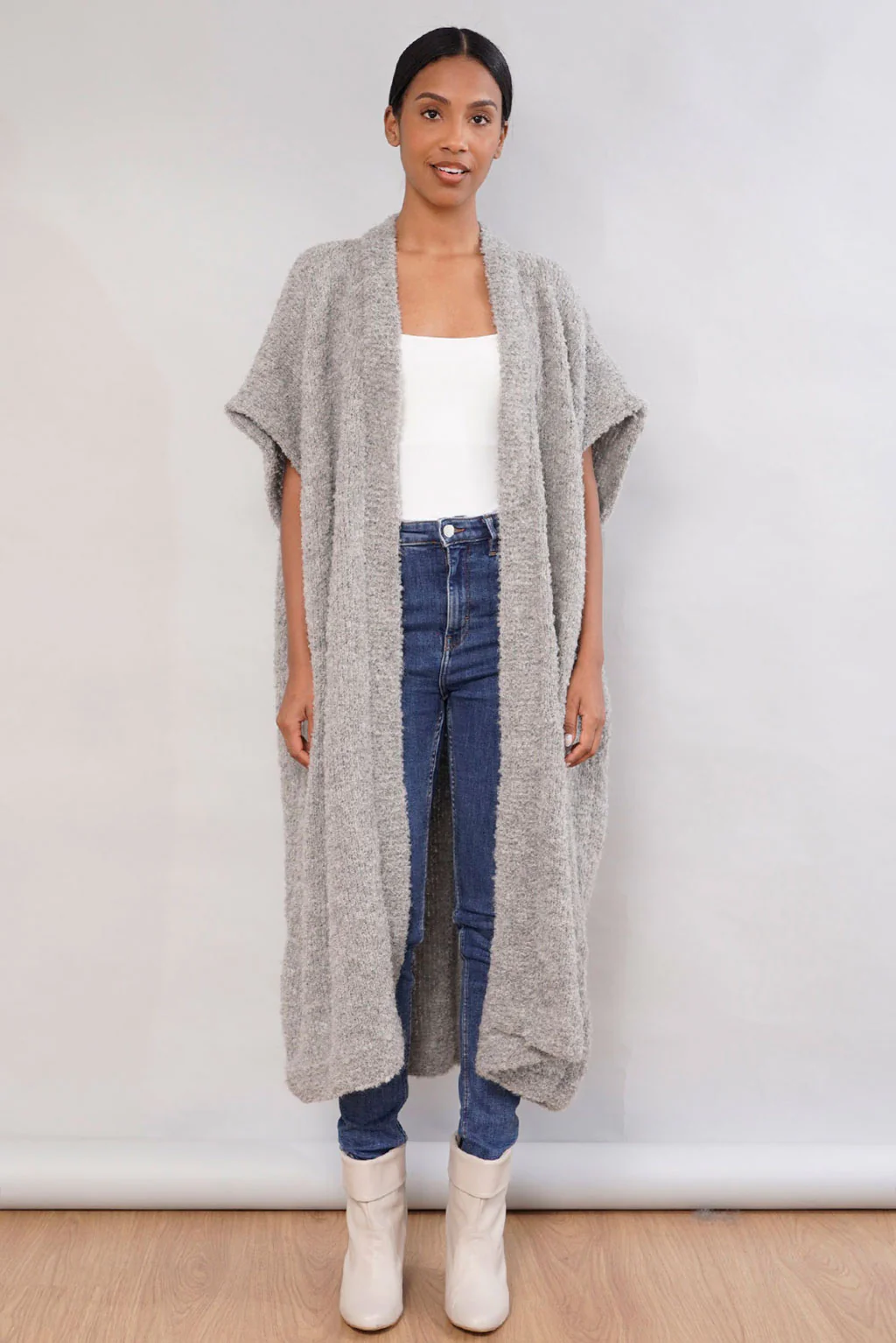 Wanka Oversized Handknit Alpaca Cardigan - Image 2