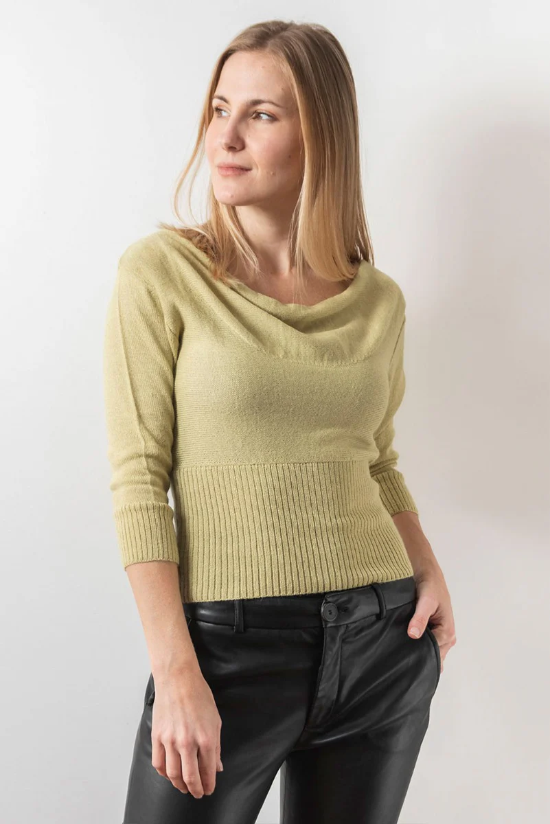 Waterfall Baby Alpaca Sweater - Image 2