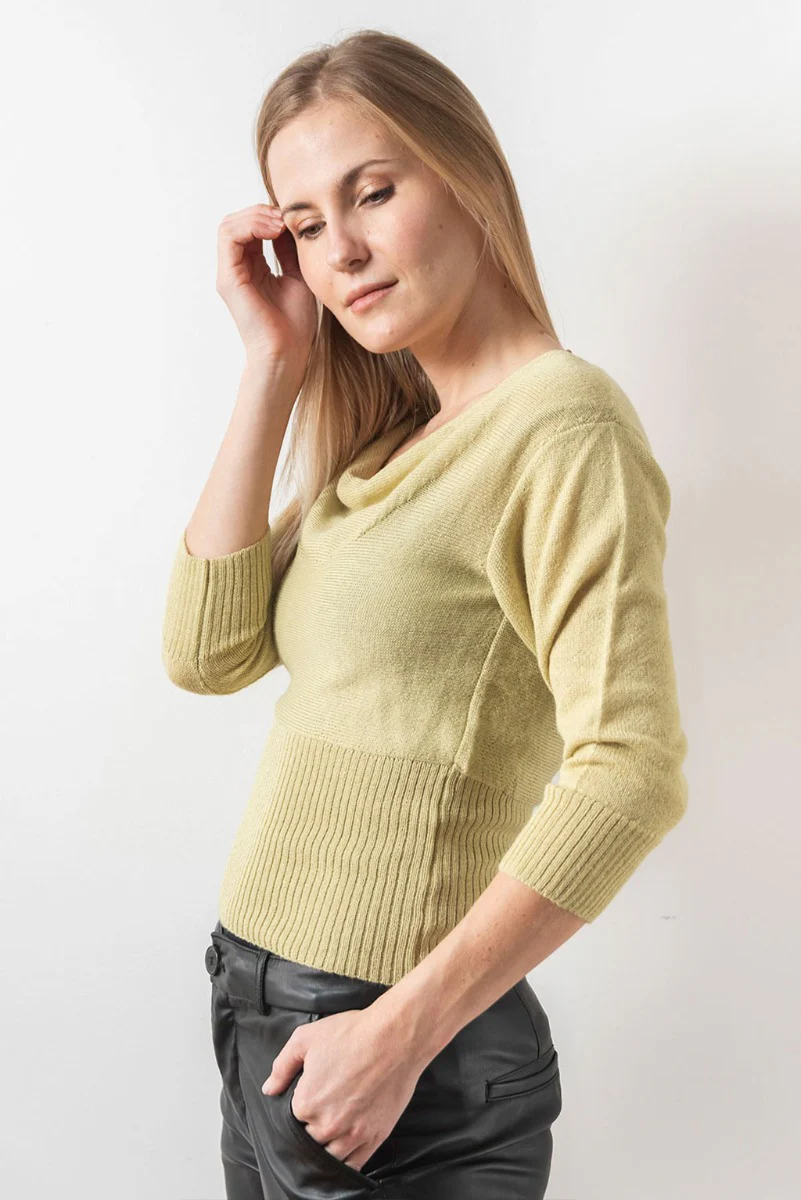 Waterfall Baby Alpaca Sweater - Image 3