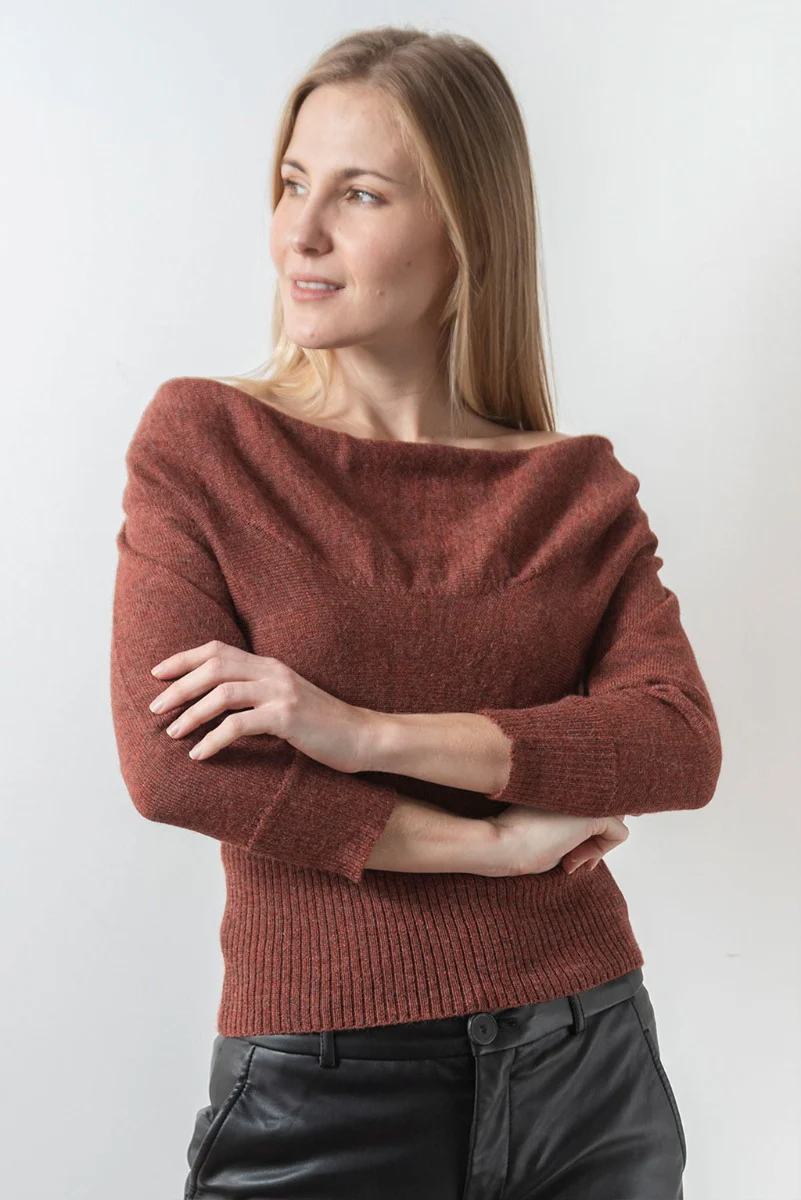 Waterfall Baby Alpaca Sweater - Image 6