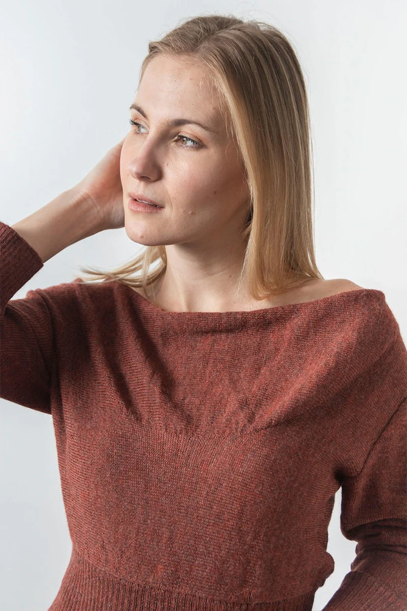 Waterfall Baby Alpaca Sweater - Image 8