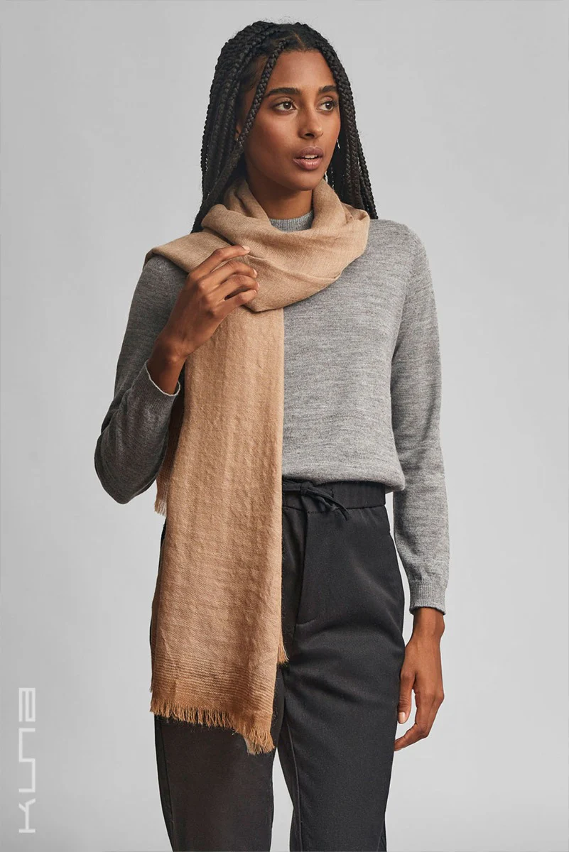 Wesley Eco Baby Alpaca Shawl - Image 5