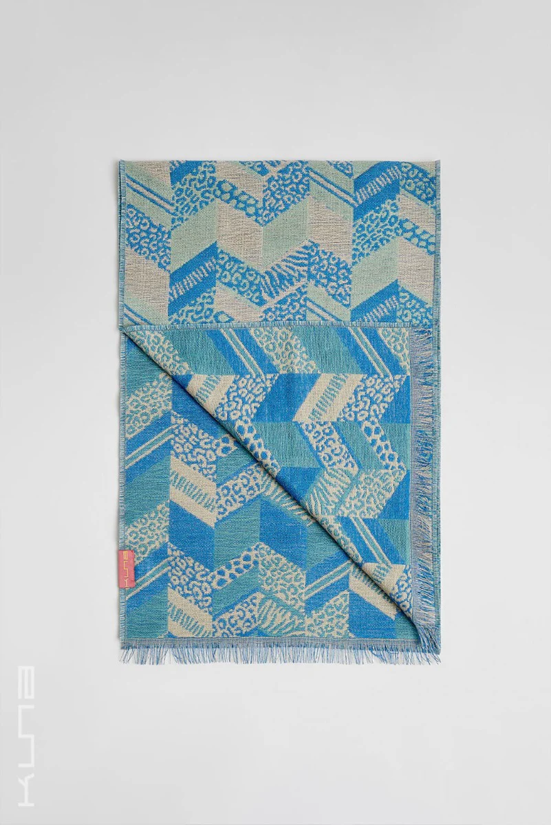 Wildlife Baby Alpaca & Silk Scarf - Image 11