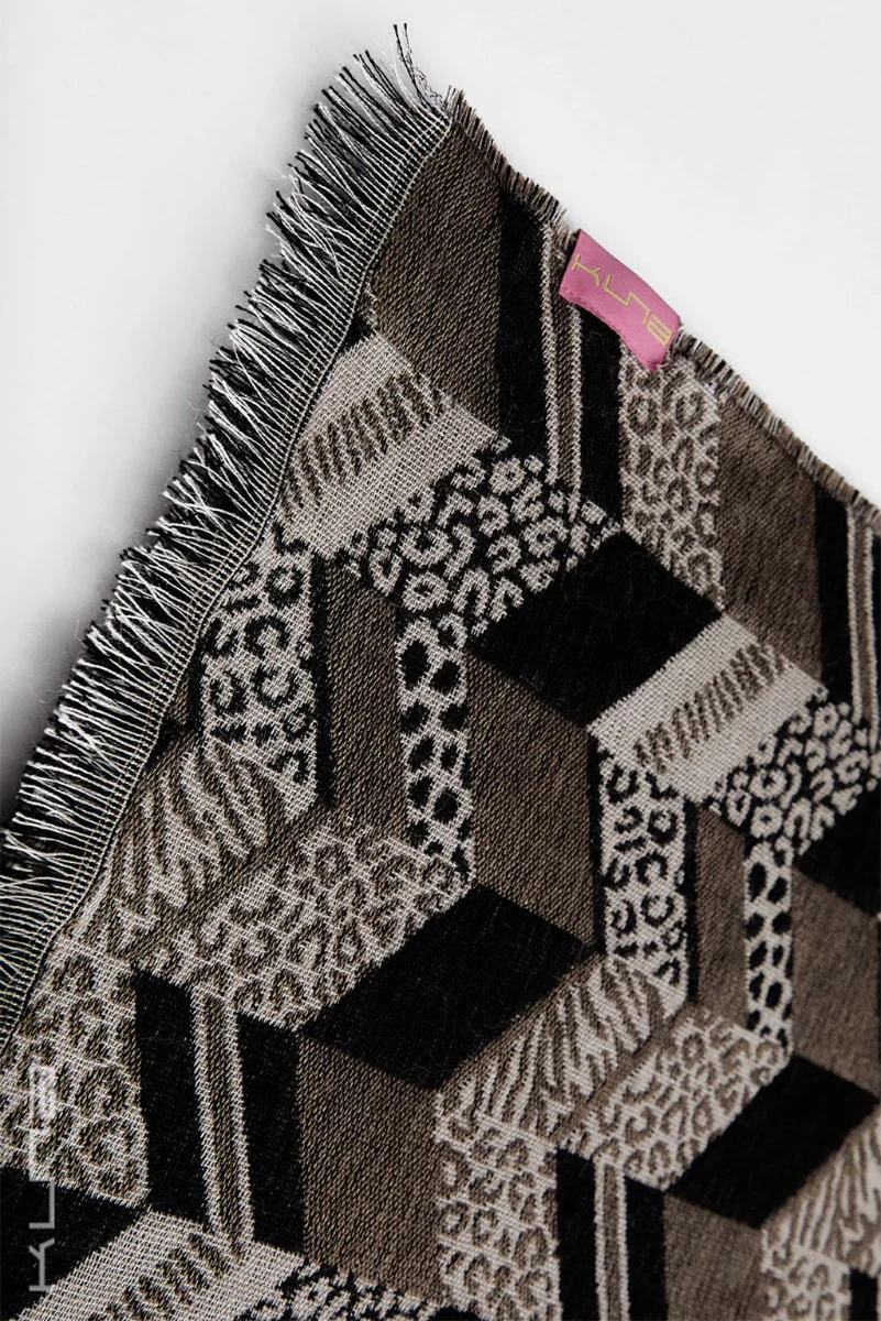 Wildlife Baby Alpaca & Silk Scarf - Image 8