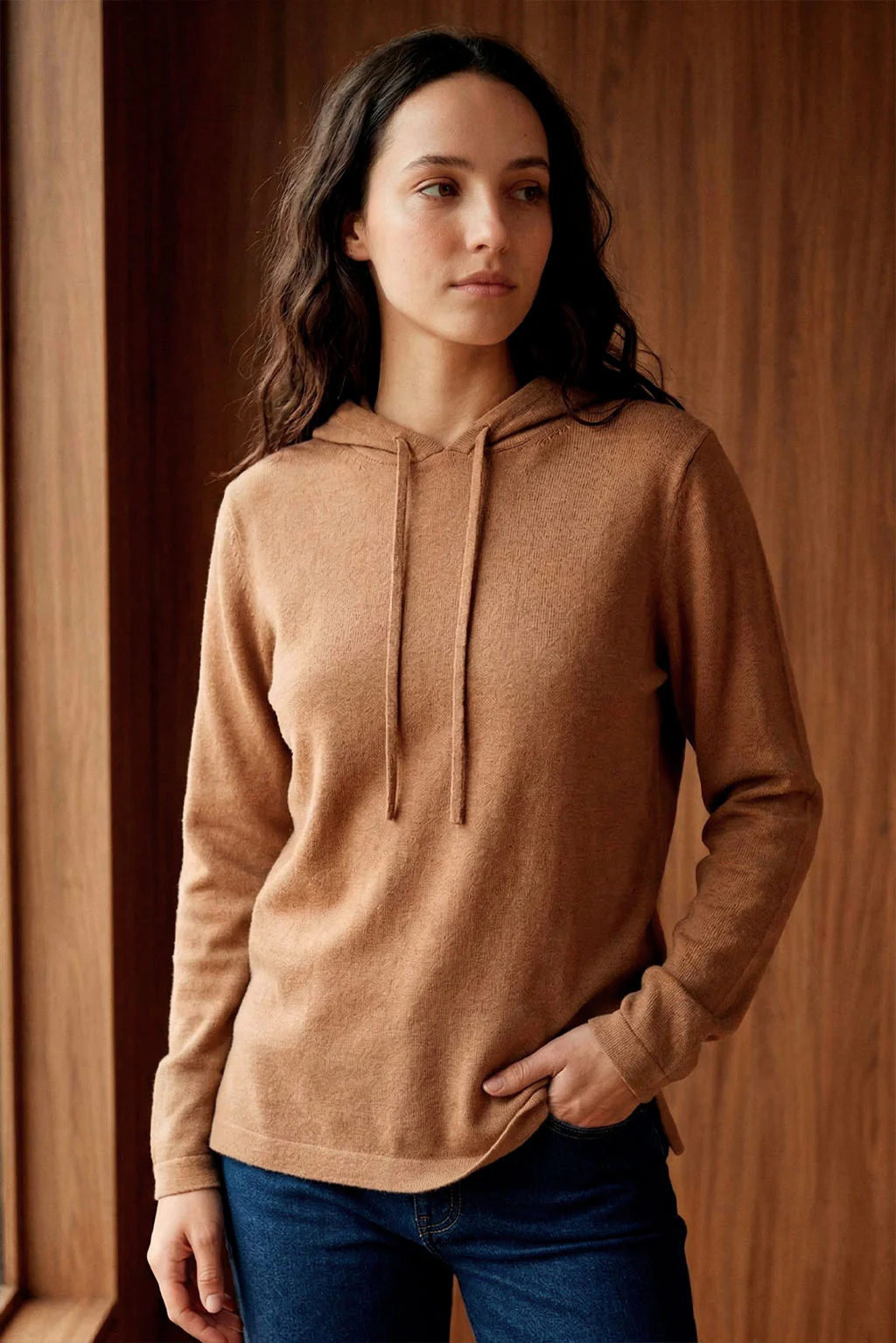 Women's Essential Baby Alpaca Hoodie