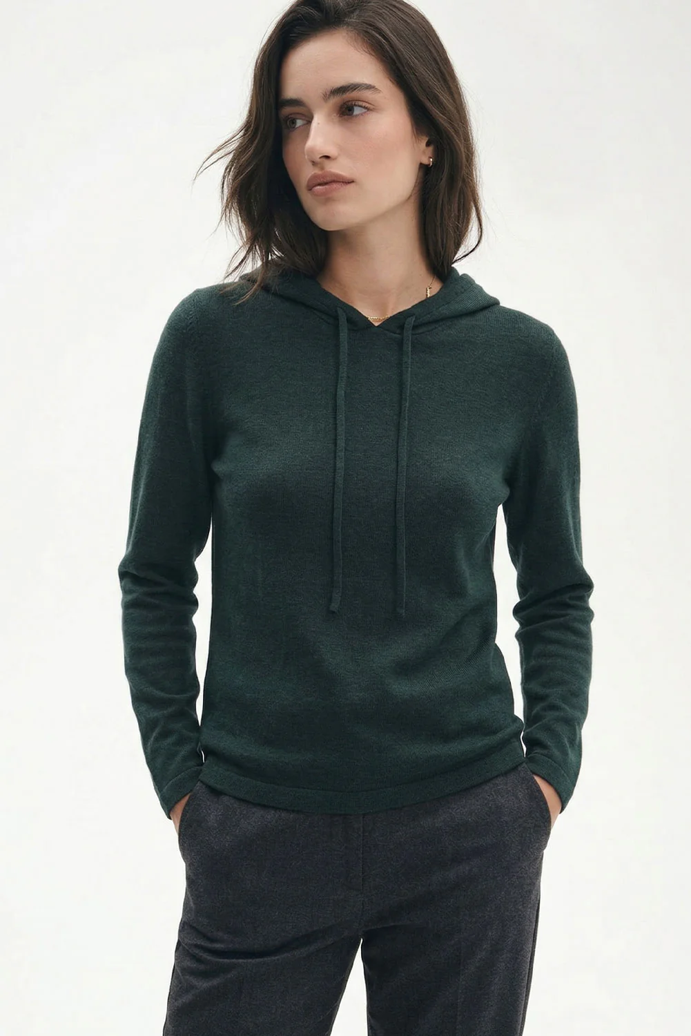 Women's Essential Baby Alpaca Hoodie