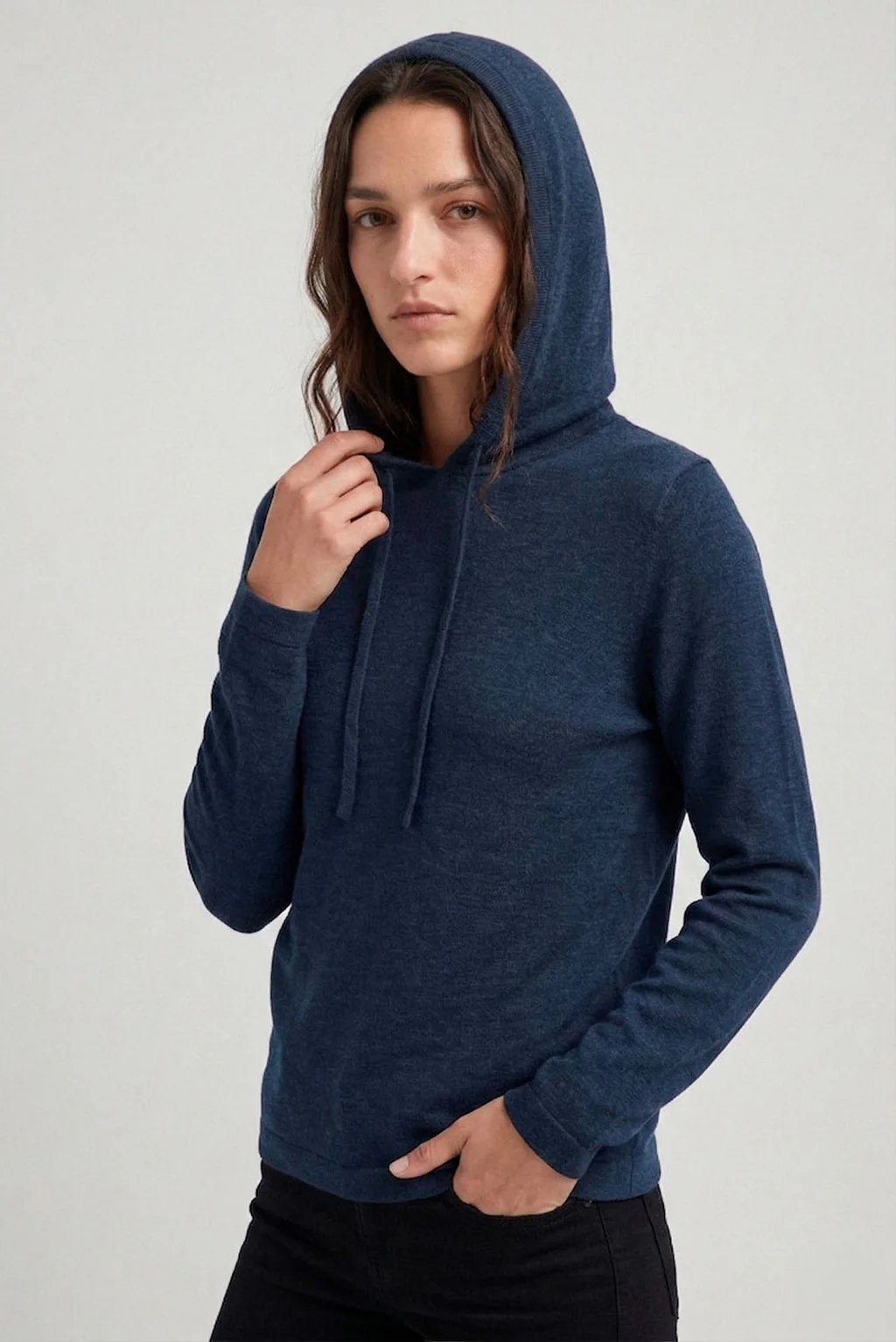 Women's Essential Baby Alpaca Hoodie - Image 2