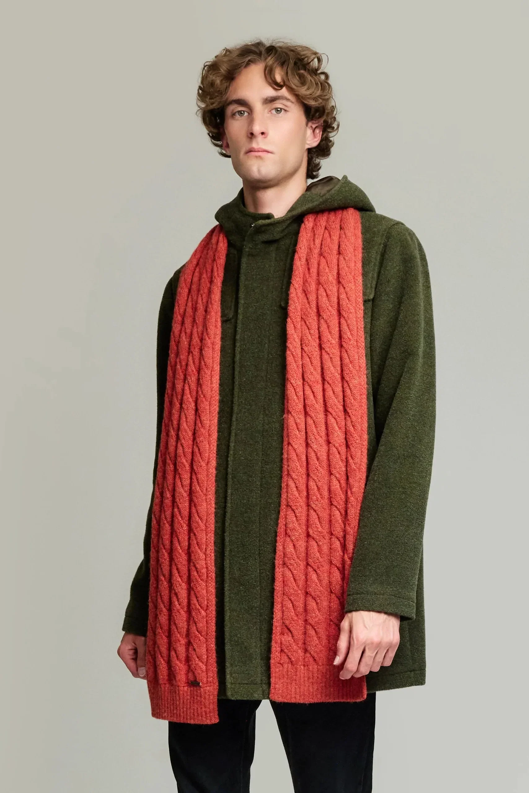 Yarela Baby Alpaca Scarf for Men