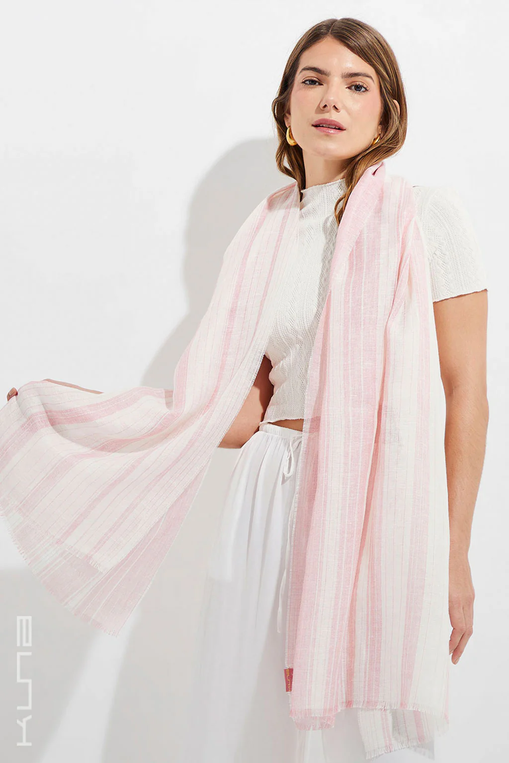 Yoga Linen & Baby Alpaca Shawl - Image 3